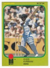 SYED KIRMANI 1981 Scanlens Cricket Card #36 INDIA