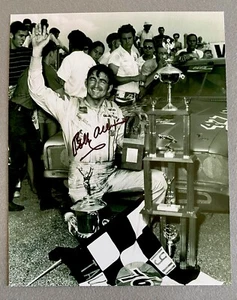 1971 TALLADEGA 500 BOBBY ALLISON AUTOGRAPH 8x10 VICTORY LANE PHOTO NASCAR - Picture 1 of 1