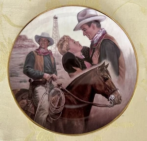 Placa de coleccionista de John Wayne de la película Republic Pictures War of the Wildcats - Imagen 1 de 3