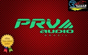 PRV AUDIO BRAZIL VINYL STICKER LOGO HIGH QUALITY ,COLOR MINT GREEN GLOSS - Picture 1 of 1