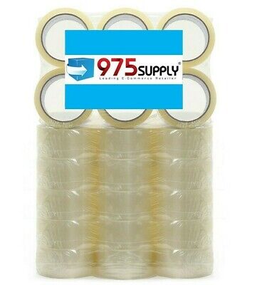 36 Rolls Box/Carton/Packing Tape, Economy Weight 1.6 Mil 2  X 50yd • 29.99$