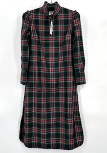Tuckernuck Women's Highland Tartan Demy Dress sz M NWT Long Sleeve Shift Maxi - Picture 1 of 10