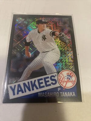 2020 Topps Baseball Silver Pack 1985 85TC-28 Masahiro Tanaka Black /199 Yankees - Image 1 of 2