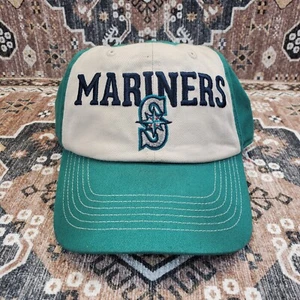 Seattle Mariners NOWT Strap Back Genuine Merch Fan Favorite Two Tone Hat Cap - Picture 1 of 13
