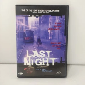 LAST NIGHT DVD 1998 OOP Sandra Oh David Cronenberg Don McKellar Region 1 - Picture 1 of 4