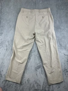 FootJoy Mens Golf Pants 33 x 28 Beige Athletic Fit Stretch Performance FJ Stain - Picture 1 of 10