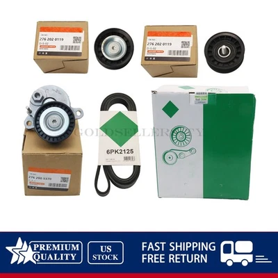 Se adapta a Mercedes GLE350 E350 3.5L A2762000370 Kit de transmisión por correa y correa para puertas INA Foto 1 de 4