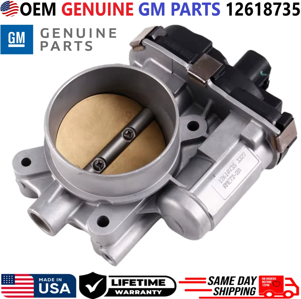 Cuerpo de acelerador GENUINO para Chevrolet GMC Pontiac 2007-2014 3,6 L 4,3 L V6, 12618735 Foto 1 de 4