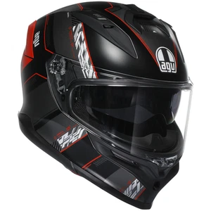 AGV K7 Kyber Black/Red Sport Touring Urban Motorcycle Helmet E22.06 - Picture 1 of 7