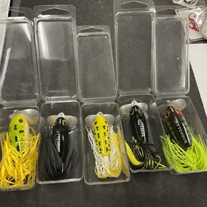 5 piezas de colección Fred Arbogast Jitterbug’s (1 lote 1 precio) - Imagen 1 de 5