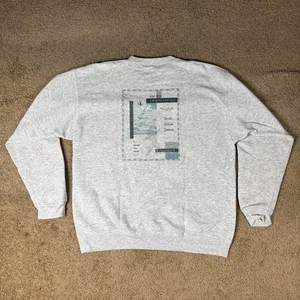 Vintage 90s United Video Hollywood Heather Gray Crewneck Sweatshirt Men’s Sz L - Picture 1 of 5