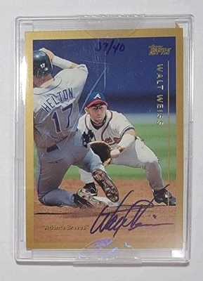 2004 Topps Original Signature Edition Walt Weiss Auto 37/40 #138 - Image 1 of 2
