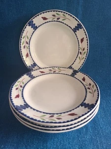 Adams "Lancaster" ~ Set of 4 Bread & Butter Plates ~ Ironstone  ~ England ~ VGUC - Picture 1 of 6