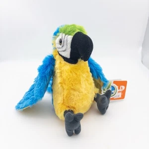 NEU Wild Republic Ara Papagei Vogel 7 Zoll realistisches Plüschtier Stofftier Spielzeug - Bild 1 von 9