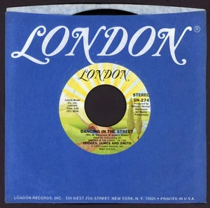 Hodges, James and Smith - Dancing In The Street + Music Turns Me On - 7" 45! - Imagen 1 de 4