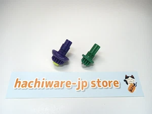 Purple Rubber Accel & Green Metal Needle Bit Beyblade X Takara Tomy UX-10 - Picture 1 of 7