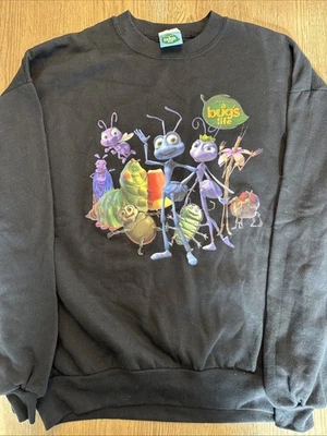 Sudadera De Colección Años 90 Disney A Bugs Life Cuello Redondo Talla L Película Promo Rara Foto 1 de 4