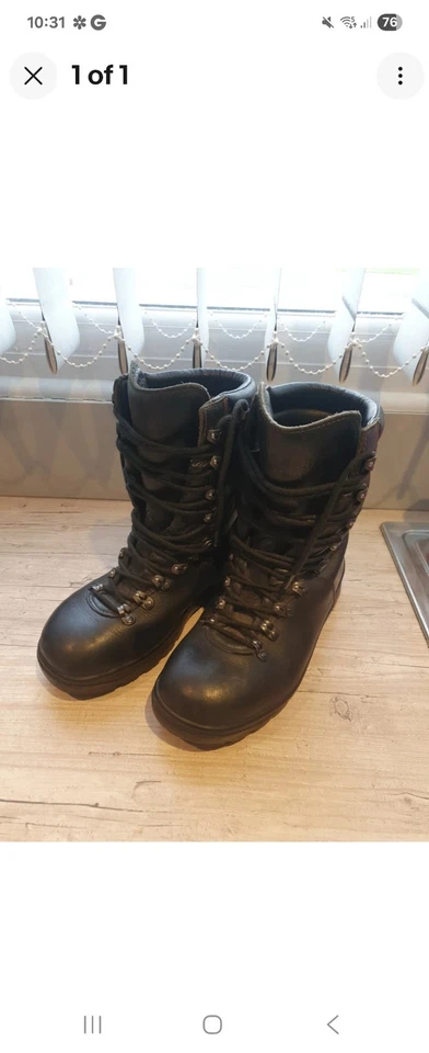 Gore-Tex Jolly Black leather Boots Size 7 UK / 40 EU - Image 1 of 1