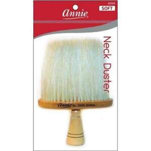 Annie Wooden Neck Duster - Soft Bristles To Remove Hair - Hair Cut Tools - #2925