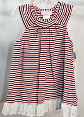 Conjunto de Top y Pantalones Cortos Bonnie Jean Talla 6X Patriótico Niña Foto 1 de 4