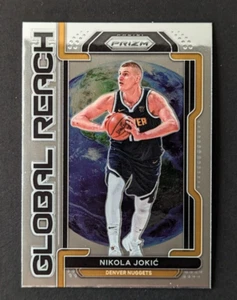 2021-22 Panini Prizm Basketball #3 Nikola Jokic Global Reach Denver Nuggets - Bild 1 von 2
