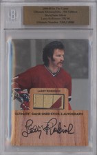 2004 ITG Ultimate Memorabilia 5th Edition Stick Silver /40 Larry Robinson Auto