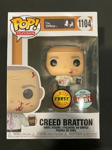Funko Pop! The Office Creed Bratton Bloody Chase Specialty Series 1104 Protector