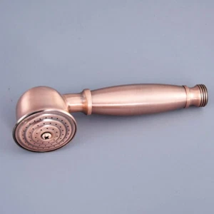 Antique Red Copper Hand Held Shower Head Bathroom Handheld Sprayer - Picture 1 of 8