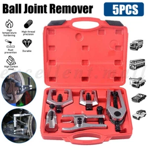 6pc Front End Ball Joint Service Tie Rod Tool Kit Set Pitman Arm Puller Remover - Picture 1 of 12