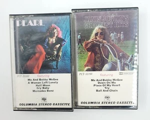 Lot 2  Janis Joplin's  (Cassette Tape)  Pearl & Greatest  Hits Tested - Picture 1 of 9