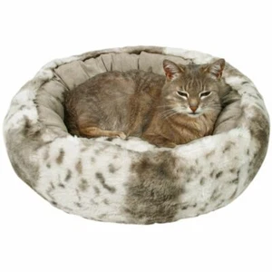 Trixie Plush Cat Bed Leika - Beige - Picture 1 of 3