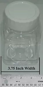 Barattoli di plastica PET, contenitore, cibo, caramelle, organizer, coperchi 24 OZ lotto di 8 - Foto 1 di 4