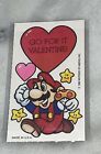 Mario Valentine?S Day Card (Rare)  ?Go For It Valentine?