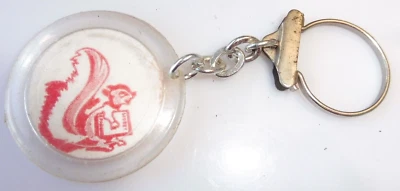 PORTE CLES  KEYCHAIN - CAISSE D'EPARGNE COMPIEGNE RECTO-VERSO ECUREUIL ROUGE - Photo 1/2