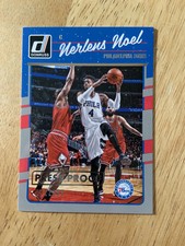 2016-17 Donruss Press Proofs Silver 76ers Basketball Card #3 Nerlens Noel 31/299