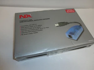 Nexxtech USB 2.0 external Data/fax modem Agere Olympia U40 Modem - Photo 1/4