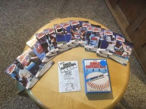 Kraft Singles Superstars 1995 American League Pop Up Action Baseball Cards.