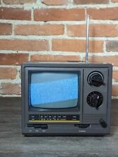Vintage 1986 Samsung 5" Micro Mini Black&White Portable TV TB-0550 AM/FM Radio