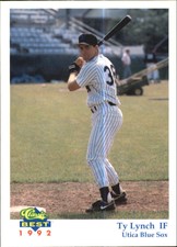 1992 Utica Blue Sox Classic/Best #24 Ty Lynch