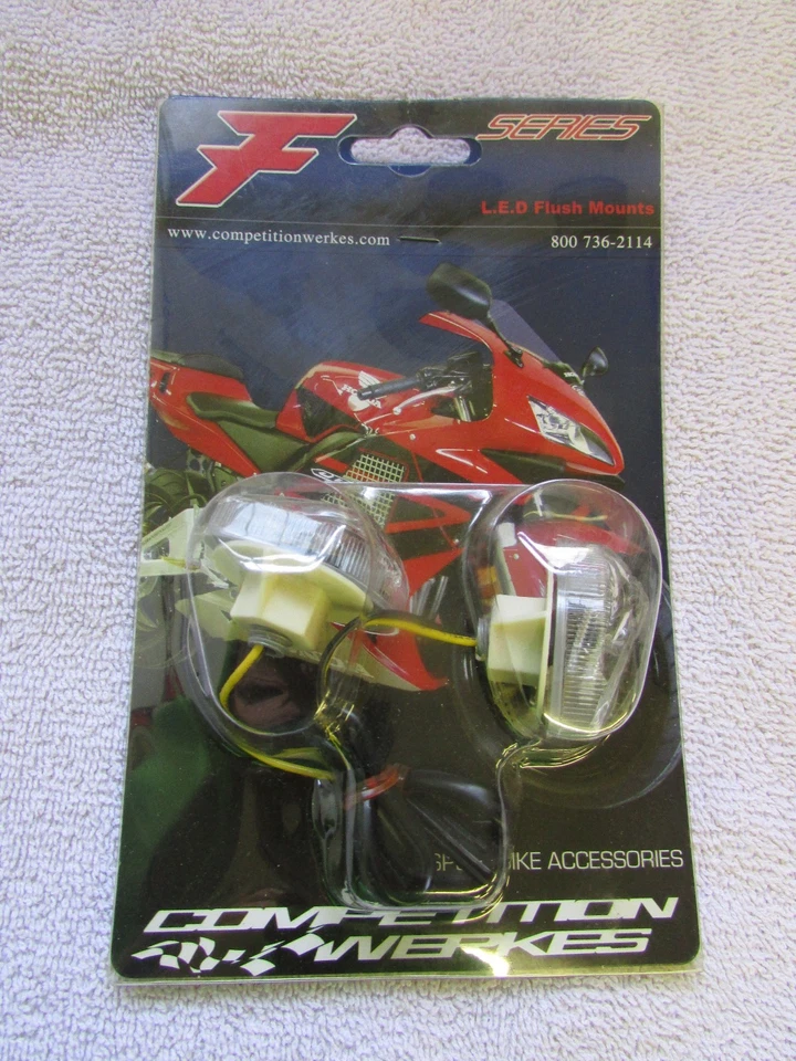 ГАБАРИТНЫЕ ОГНИ HONDA CBR1000RR CBR600F4 CBR600RR COMPETITION WERKES С КРЕПЛЕНИЕМ ЗАПОДЛИЦО - Изображение 1 из 1