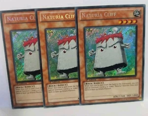 Naturia Cliff X 3 - HA03-EN012 - Secret Rare - 1st Edition YuGiOh! 3 Cards - Picture 1 of 9