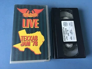AEROSMITH - LIVE TEXXAS JAM '78 - VHS VIDEO VINTAGE - Imagen 1 de 4