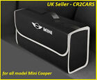 For Mini Cooper Black Car Boot Tidy Bag Storage Box Collapsible Trunk Organiser