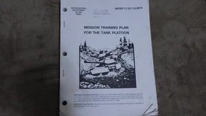 Raro plan de entrenamiento de misión militar para el pelotón de tanques ARTEP 17-237-10-MTP - Imagen 1 de 3