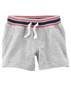 Carter's Baby Boy Shorts ~ Pull-On ~ Knit Tie-Waist ~ 18M ~ New w/tag - Picture 1 of 2