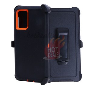 For Samsung Galaxy Note 20/Note 20 Ultra Rugged Armed Shockproof With Clip Case 