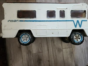 1970s Vintage Tonka Winnebago Indian RV Camper Toy 22" Steel RV Barbie Camper - Picture 1 of 5