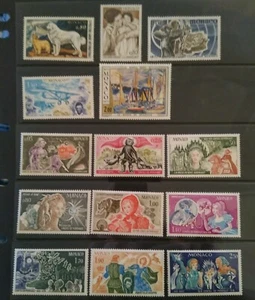 Monaco 1977-78 selection Mint, Dog Show, Flight, Perrault etc - Picture 1 of 1