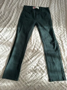 Levi Stratuss 511 Slim Boys Size 10 Reg RN#81917 Corduroy Green - Picture 1 of 4