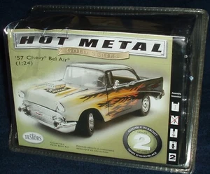 TESTORS "HOT METAL" 1957 CHEVY BEL AIR SC CUSTOM STREET MACHINE DIECAST KIT 1/24 - Picture 1 of 11
